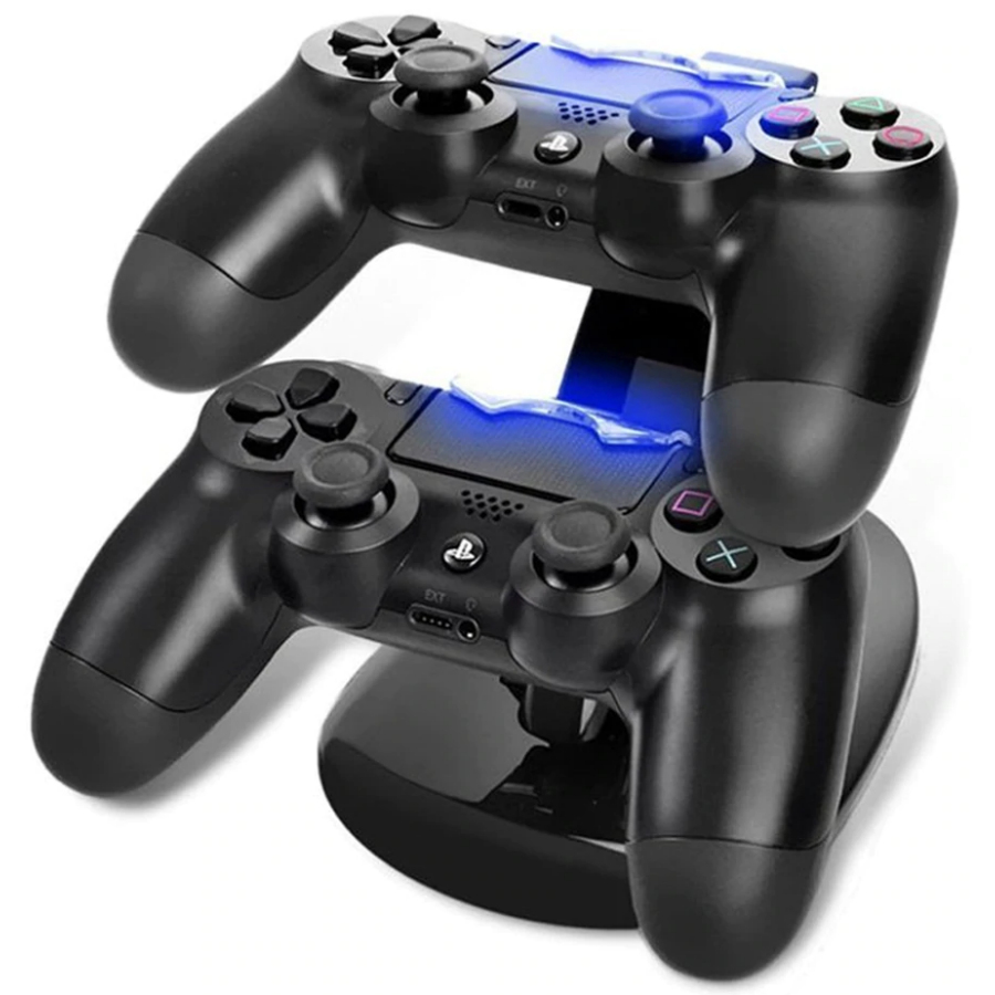 Base Doble Cargador Controles Ps4 - HEPA Tecnología - Tienda Online