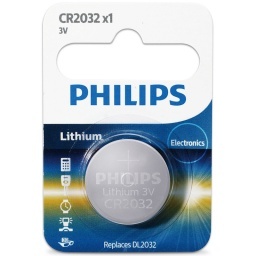 PILA BATERIA CR2032 PHILIPS LITIO LITHIUM RELOJ 3V