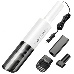 ASPIRADORA PORTATIL MANO CON CABLE 3 METROS 12V 120W PARA AUTO 3 PUNTEROS