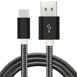 CABLE MICRO USB ACORDONADO 1.5 METROS MICRO-USB COMPATIBLE VARIOS