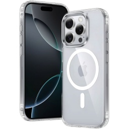 PROTECTOR TPU TRANSPARENTE PARA IPHONE 16 PRO MAX COMPATIBLE MAGSAFE