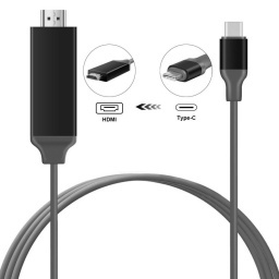 CABLE USB-C O TIPO C A HDMI 2M CELULARES SAMSUNG LINEA "S " IPHONE 15 16 PLUS PRO MAX