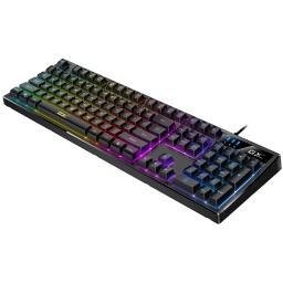 TECLADO MEMBRANA GAMER EN ESPA�OL GENIUS SCORPION K7 GAMING LUCES LED RGB COLORES USB