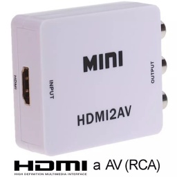 ADAPTADOR CONVERTIDOR HDMI A RCA