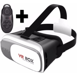 LENTES 3D VRBOX CARDBOARD CON CONTROL NEGRO