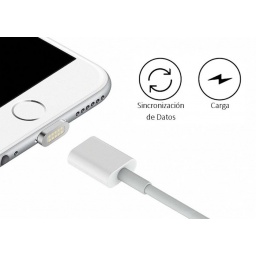 CABLE LIGHTNING IPHONE 5 6 7 8 X XS MAGNETICO 1MT