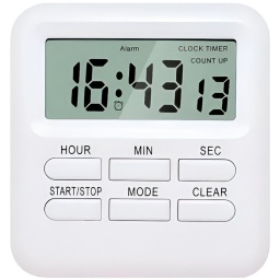 TIMER RELOJ DESPERTADOR 3 EN 1 MAGNETICO Y CON PIE TEMPORIZADOR DIGITAL IDEAL PARA COCINAR