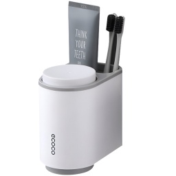 ORGANIZADOR DE BAO PARA PASTA DENTAL Y CEPILLOS DE DIENTE CON 2 VASOS MAGNETICOS