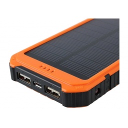 CARGADOR SOLAR POWER BANK DOBLE USB 8000 MAH