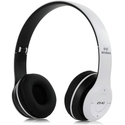 AURICULARES INALAMBRICOS PLEGABLE BLUETOOTH MP3 MANOS LIBRES P47 VINCHA CABEZA HEADSET - AZUL