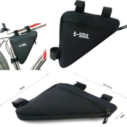 BOLSO TIPO ESTUCHE TRIANGULAR PARA BICICLETA