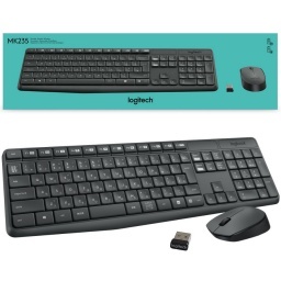 COMBO INALAMBRICO TECLADO EN ESPAOL Y MOUSE LOGITECH MK235