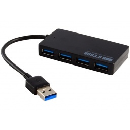 HUB USB 3.0 DE 4 CON CABLE PUERTOS ALTA VELOCIDAD