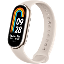 XIAOMI SMART BAND 8 PULSERA INTELIGENTE SMARTBAND OXIMETRO MONITOR CARDIACO 5ATM - CHAMPAGNE