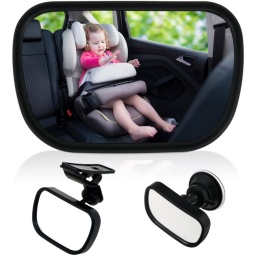 ESPEJO RETROVISOR AUTO IDEAL PARA SUPERVISAR BEBES Y NIOS