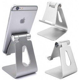 SOPORTE DE CELULAR MESA ESCRITORIO EN ALUMINIO UNIVERSAL PARA CUALQUIER MODELO