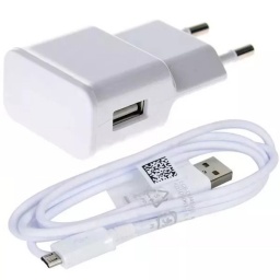 CARGADOR 2A USB PARED + CABLE MICRO-USB COMPATIBLE CELULARES SAMSUNG, LG, SONY Y OTROS