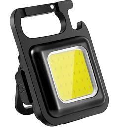 MINI LINTERNA LUZ LED PORTATIL DE BOLSILLO CON CLIP ARNE Y MAGNETICA AUTO DESTAPADOR LLAVERO