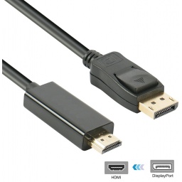 CABLE DISPLAY PORT A HDMI DE 2 METROS MTS CONVERSOR