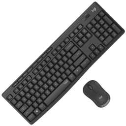 COMBO INALAMBRICO TECLADO EN ESPA�OL EXTENDIDO Y MOUSE SILENT TOUCH LOGITECH MK295