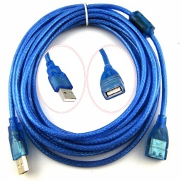 CABLE EXTENSION ALARGUE USB 2.0 MACHO HEMBRA 1.5MT METROS PC Y NOTEBOOKS