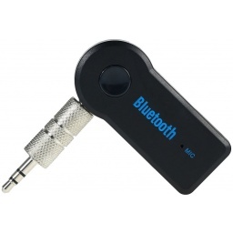 RECEPTOR ADAPTADOR DE AUDIO BLUETOOTH A JACK 3.5MM SPICA SIN USB AUTO