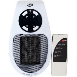 CALEFACTOR ESTUFA CALOVENTILADOR TERMOCERAMICA 500W DIRECTO A 220V SIN CABLECONTROL REMOTO