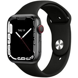 SMART WATCH RELOJ INTELIGENTE BLUETOOTH T500 SIMIL SERIE 8 - NEGRO - APP QRUNNING IOS ANDROID