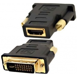 FICHA O ADAPTADOR DVI 24+1 MACHO HDMI HEMBRA