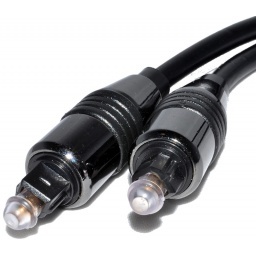 CABLE DE AUDIO FIBRA OPTICA AUDIO DIGITAL TIPO TOSLINK 1MT METRO