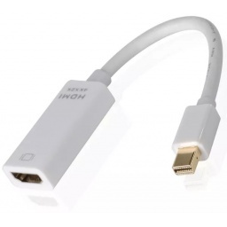 ADAPTADOR CONVERSOR DE MINI DISPLAY PORT DP MACHO A HDMI HEMBRA