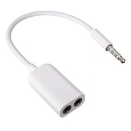 SPLIT O SPLITTER DE PLUG JACK SPICA 3.5MM PARA AUDIO IPHONE IPOD