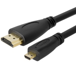 CABLE AUDIO Y VIDEO MICRO HDMI A HDMI 1.5 MT FULL HD