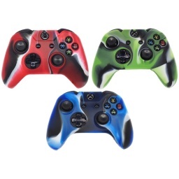 FUNDA PROTECTOR SILICONA JOYSTICK CONTROL XBOX ONE CAMUFLADOS VARIOS COLORES