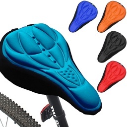 CUBRE ASIENTO CON GEL PARA BICICLETA SPINNING CICLISMO FUNDA