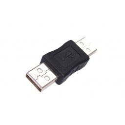 ADAPTADOR O FICHA USB 2.0 MACHO - MACHO