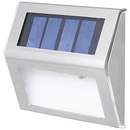 MINI LUZ LED SOLAR PARA PISO O ESCALONES DE LAMPARA ACERO INOXIDABLE