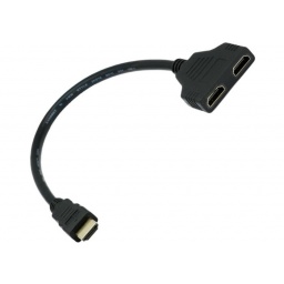 CABLE SPLIT HDMI 1 MACHO 2 HDMI HEMBRAS SPLITTER