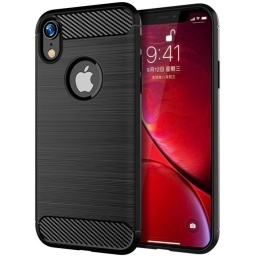 PROTECTOR FUNDA TPU TIPO CARBONO PARA IPHONE XR