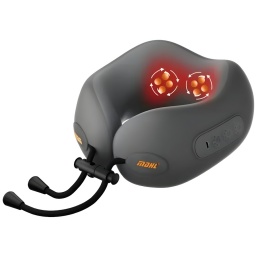 MASAJEADOR ALMOHADA PARA CUELLO RECARGABLE Y CON CALOR IDEAL PARA VIAJE AVION