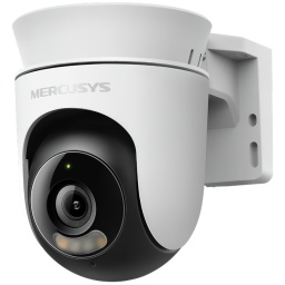 CAMARA EXTERIOR INALAMBRICA WIFI DOMO PAN TILT 2K 360 GRADOS GRABA EN MICRO-SD WI-FI MERCUSYS MC510