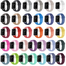 MALLA SILICONA COMPATIBLE PARA APPLE WATCH DE 38MM / 40MM / 41MM