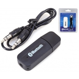 RECEPTOR ADAPTADOR DE AUDIO USB BLUETOOTH A JACK 3.5MM SPICA CON USB TIPO PENDRIVE AUTO