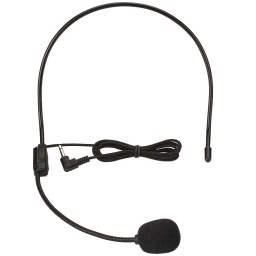 MICROFONO VINCHA CABEZA PRESENTACIONES PLUG JACK 3.5MM IDEAL PARA SISTEMA INALAMBRICO