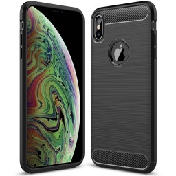 PROTECTOR FUNDA TPU TIPO CARBONO PARA IPHONE XS MAX