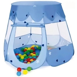 PELOTERO TIPO CARPA NIOS NIAS CON 100 PELOTAS Y VENTANA MOSQUITERO