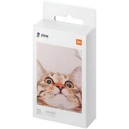 PAPEL FOTOGRAFICO 2 X 3 PULGADAS BRILLANTE ZINK X 20 HOJAS XIAOMI MI PORTABLE PRINTER PAPER