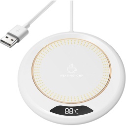 BASE CALIENTA TAZAS DE CAFE O TE USB CALENTADOR PARA MANTENER CALIENTE TU TAZA EN ESCRITORIO OFICINA