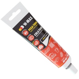 PEGAMENTO MULTI USO PEGA TODO BLANCO 40 ML/ 70 G W-MAX MULTIPLES SUPERFICIES INTERIORES EXTERIORES