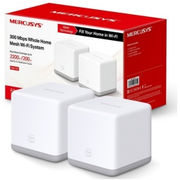 ROUTER ACCESS POINT MERCUSYS HALO S3 MESH PACK X2 EXTENSORES WIFI 300MBPS